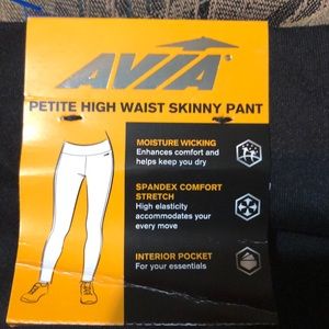 avia petite high waist skinny pant